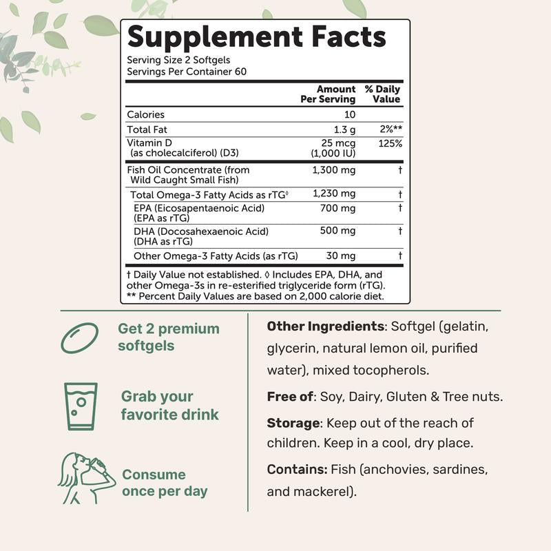 Supreme Omega-3 Fish Oil Softgels™