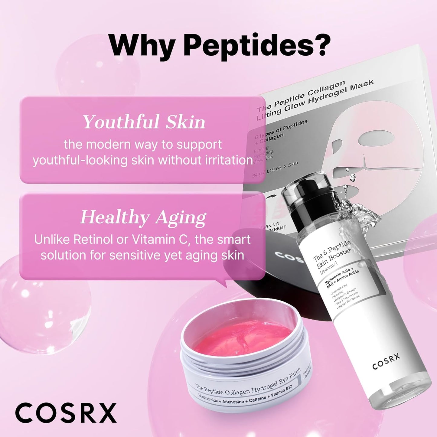 Peptides Collagen Hydrogel Eye Patches™