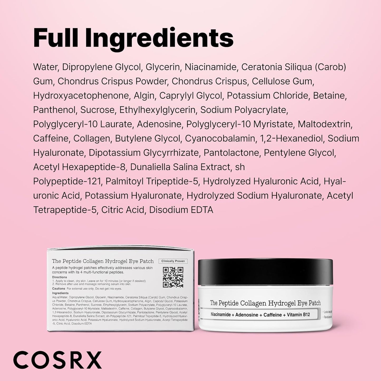Peptides Collagen Hydrogel Eye Patches™