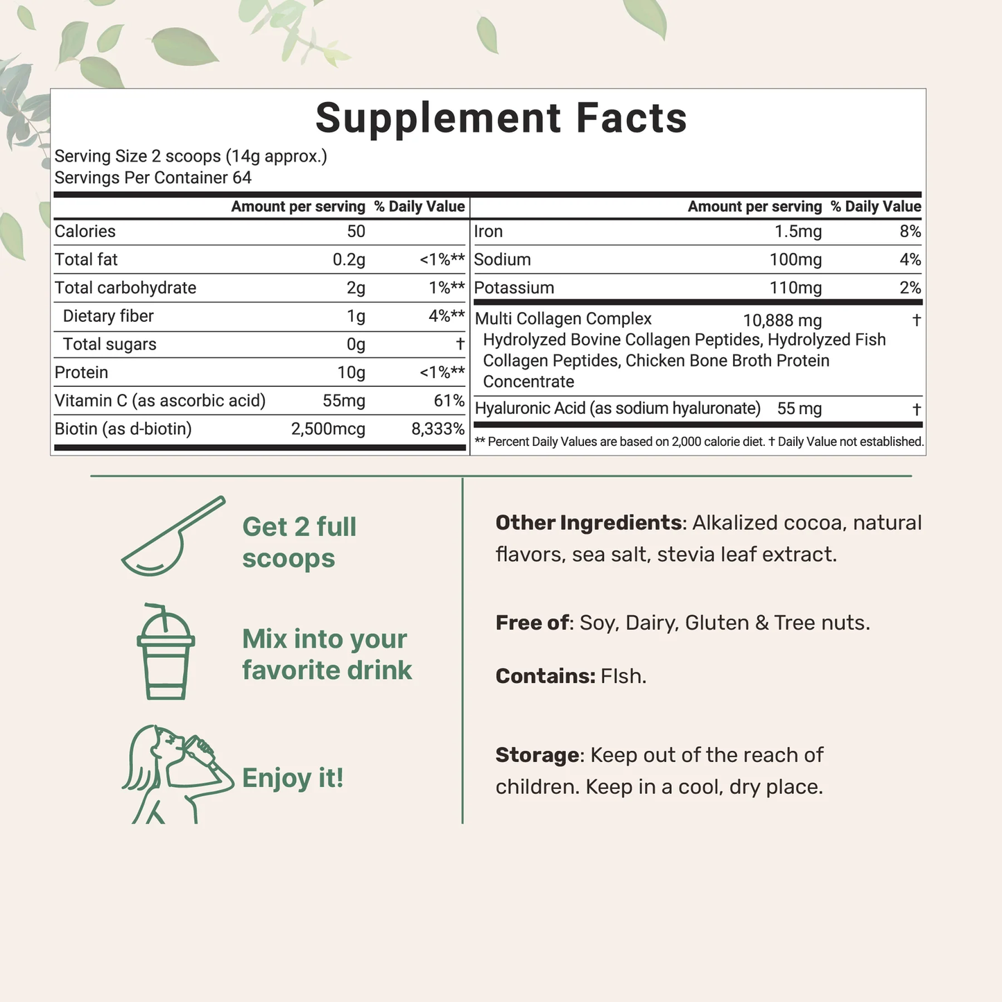 Multi-Collagen Peptides + Biotin & Hyaluronic Acid