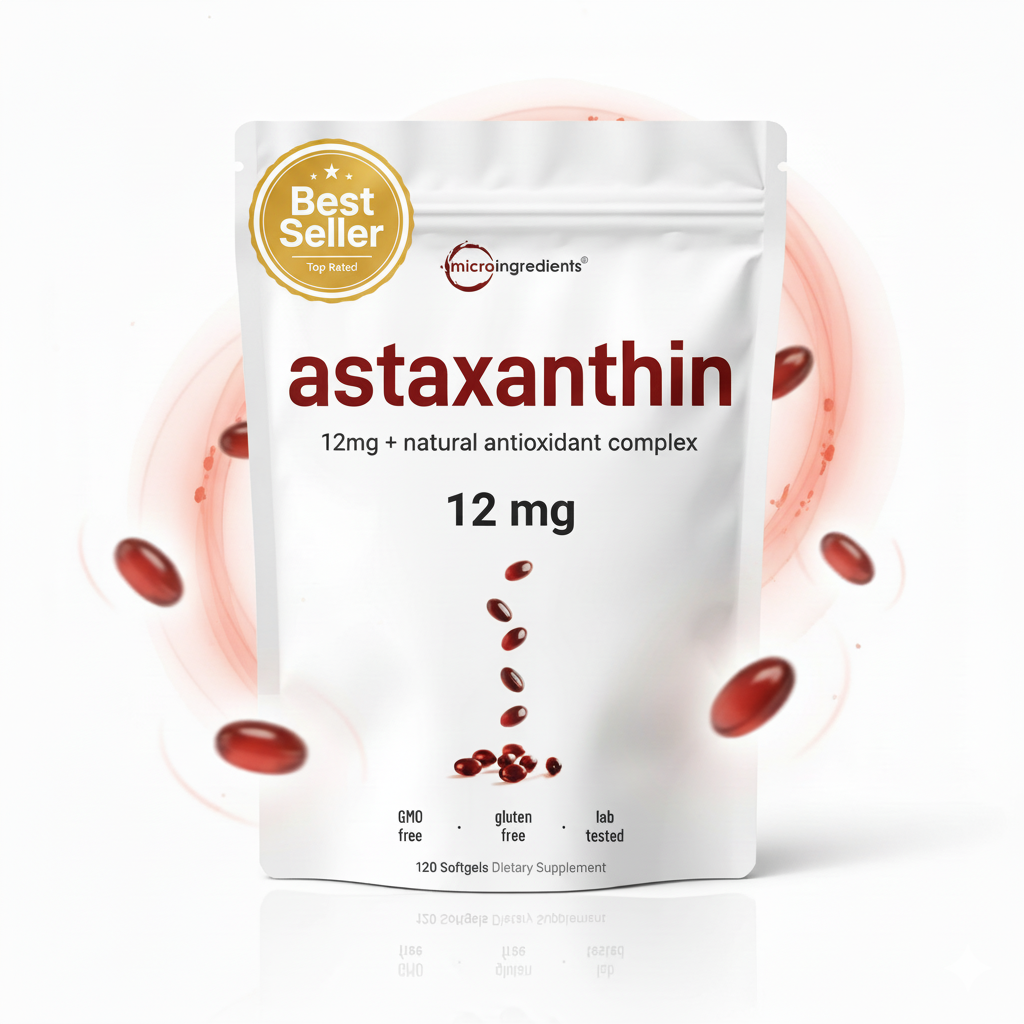 Astaxanthin 12mg + Natural Antioxidant Complex