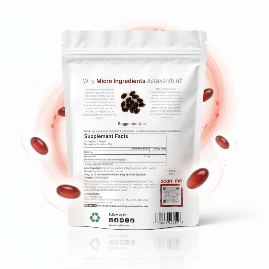 Astaxantina 12 mg + Complejo antioxidante natural