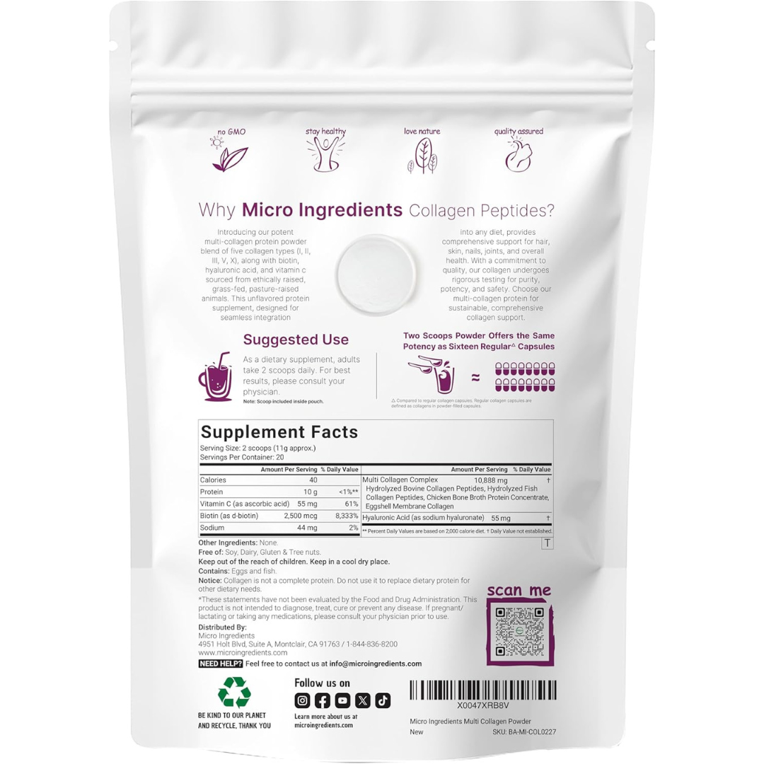Multi-Collagen Peptides + Biotin & Hyaluronic Acid