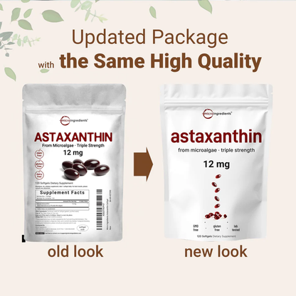 Astaxantina 12 mg + Complejo antioxidante natural