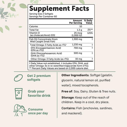 Supreme Omega-3 Fish Oil Softgels™