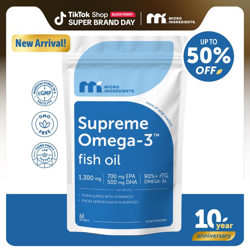 Supreme Omega-3 Fish Oil Softgels™