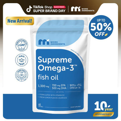 Supreme Omega-3 Fish Oil Softgels™
