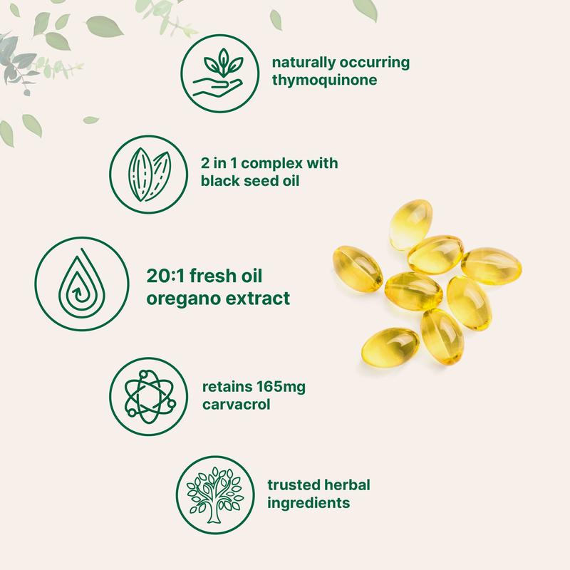 Oil of Oregano | + Black Seed Oil