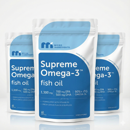 Cápsulas blandas de aceite de pescado Omega-3 Supreme™