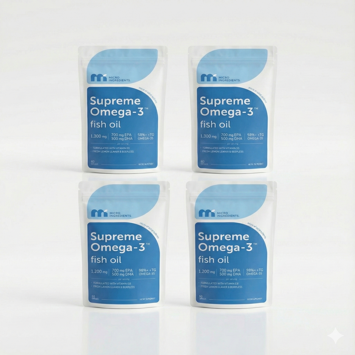 Cápsulas blandas de aceite de pescado Omega-3 Supreme™