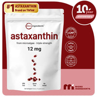 Astaxanthin 12mg + Natural Antioxidant Complex